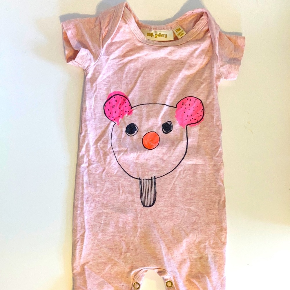 Soft Gallery romper 3-6m